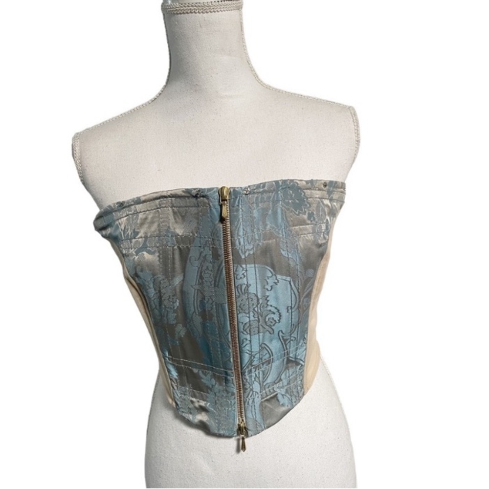 Gianfranco Ferrre Floral Mesh Corset